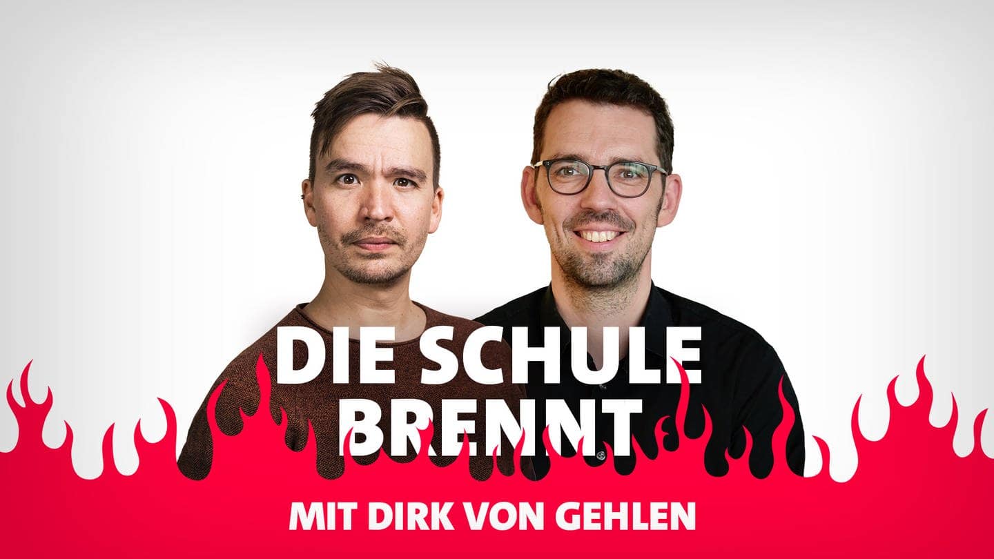 Portrait Bild Dirk von Gehlen mit Bob Blume Podcast Cover (Foto: Pressefoto DvG)