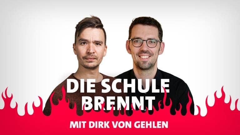 Portrait Bild Dirk von Gehlen mit Bob Blume Podcast Cover (Foto: Pressefoto DvG)