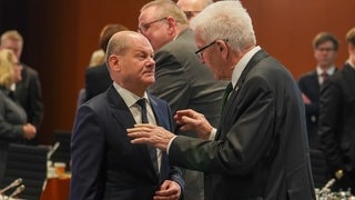 Scholz besucht das LÄND (Foto: picture-alliance / Reportdienste, Fotostand / Reuhl) Scholz besucht das LÄND