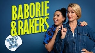 Ariana Baborie und Judith Rakers vor blauem Hintergrund (Foto: SWR3) Ariana Baborie und Judith Rakers vor blauem Hintergrund