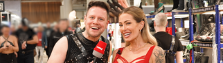 Nina und Karsch auf der BDSM- und Erotikmesse „Obscene“ in Karlsruhe