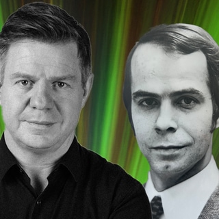 Kilian Pfeffer in einer Collage mit seinem verstorbenen Onkel Robert Pfeffer