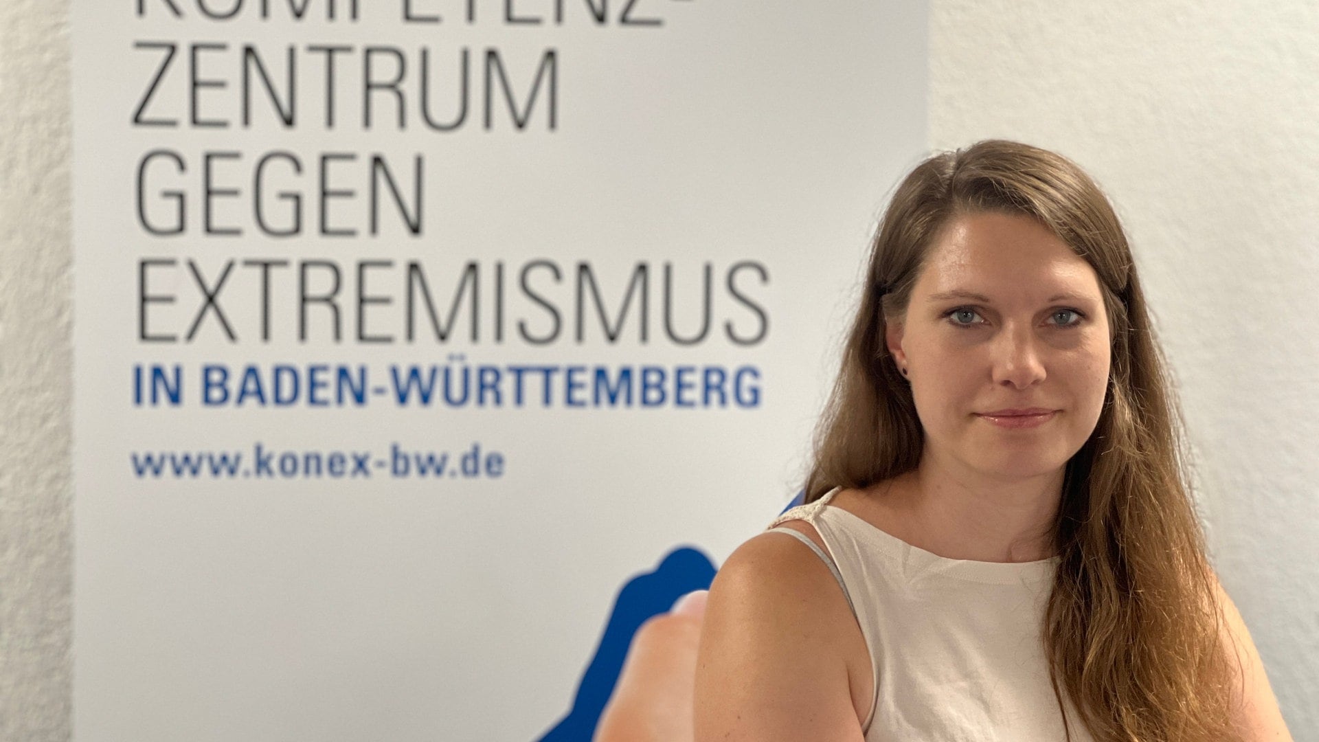 Foto: SWR, Nils Dampz Hilft Ex-Nazis in Baden-Württemberg: Ausstiegsberaterin Verena Fiebig. (Foto: SWR, Nils Dampz)