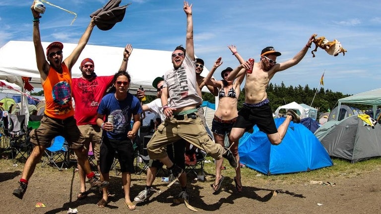 Jump Springbilder bei Rock am Ring (Foto: SWR3)