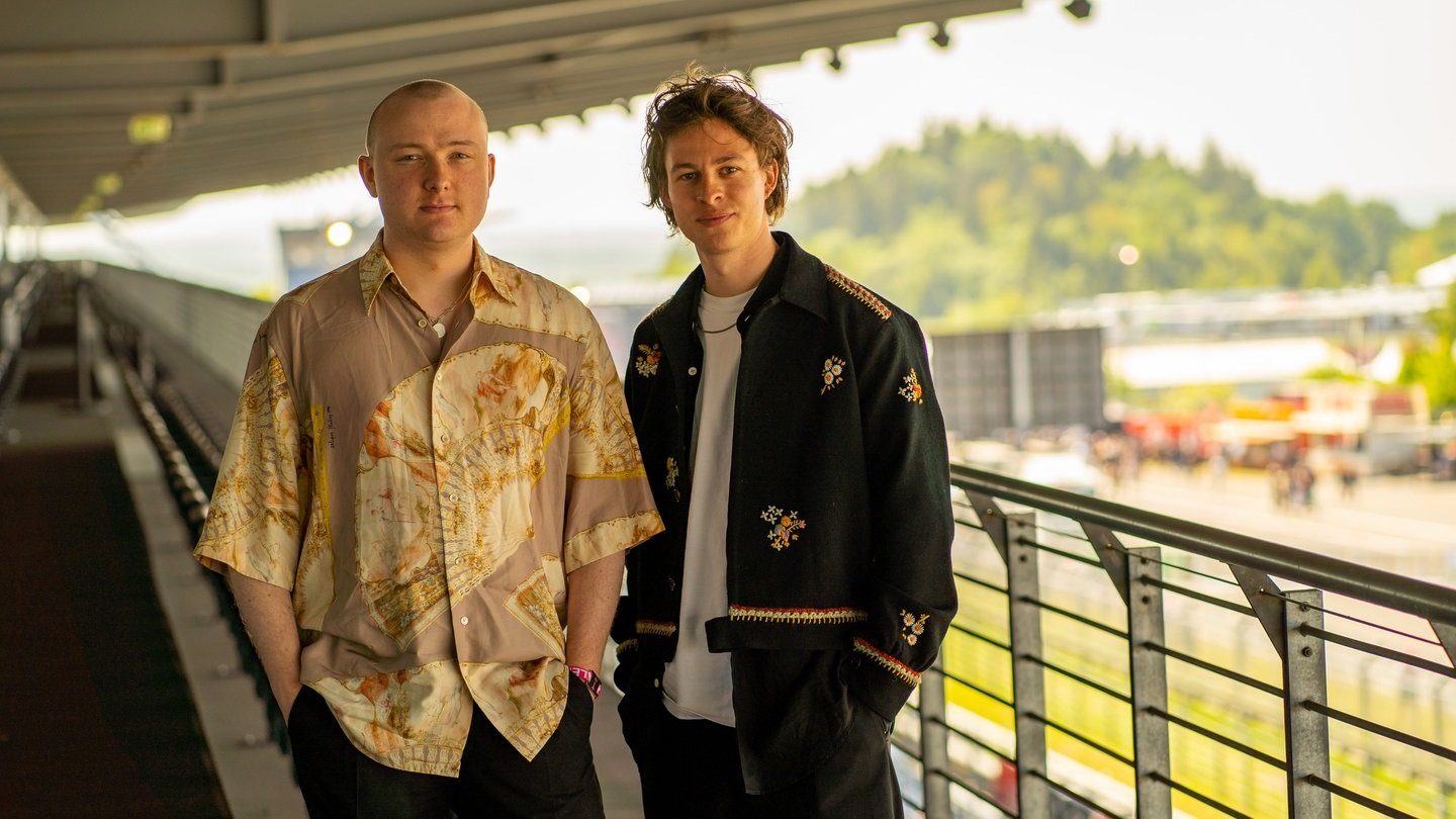 Foto: SWR3, SWR3 / Ronny Krautz Fred und Finn von Giant Rooks waren bei uns im Interview bei Rock am Ring 2023 (Foto: SWR3, SWR3 / Ronny Krautz)