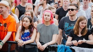 Welshly Arms rocken die Bühne (Foto: SWR / Ronny Zimmermann) Welshly Arms rocken die Bühne
