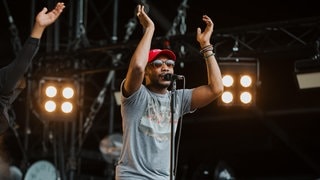 Welshly Arms rocken die Bühne (Foto: SWR / Ronny Zimmermann) Welshly Arms rocken die Bühne