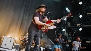 Welshly Arms rocken die Bühne (Foto: SWR / Ronny Zimmermann) Welshly Arms rocken die Bühne
