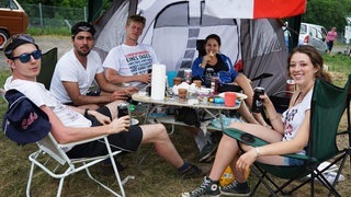 Vor der Party ist nach dem Aufbau (Foto: SWR / Marcel Hildmann) Vor der Party ist nach dem Aufbau