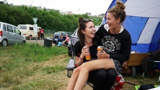 Vor der Party ist nach dem Aufbau (Foto: SWR / Marcel Hildmann) Vor der Party ist nach dem Aufbau