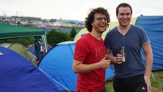 Vor der Party ist nach dem Aufbau (Foto: SWR / Marcel Hildmann) Vor der Party ist nach dem Aufbau
