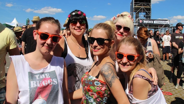 Schöne Mädels bei Rock am Ring (Foto: SWR3)