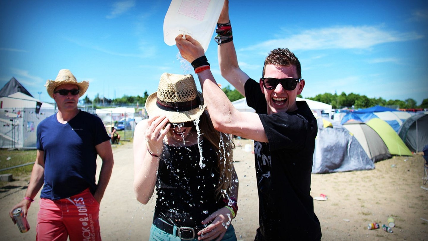 Wasserfun bei Rock am Ring (Foto: SWR3)