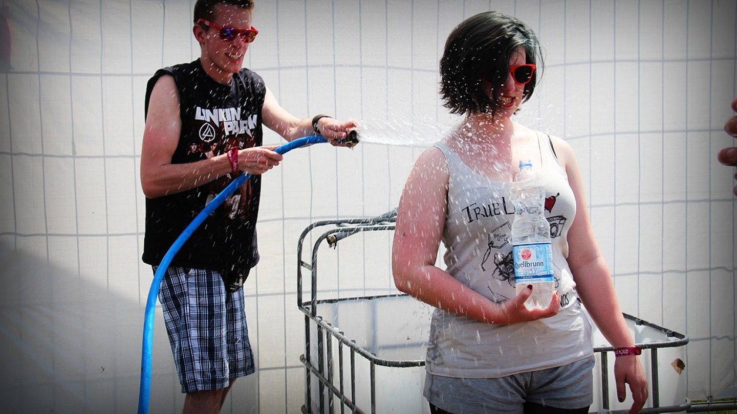 Erfrischung bei Rock am Ring (Foto: SWR3)