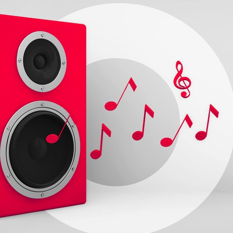 Lautsprecher geben Musik wieder (Foto: 32-pixels - stock.adobe.com)