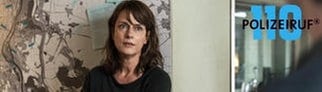 Kommissarin Polizeiruf bei Ermittlungen.