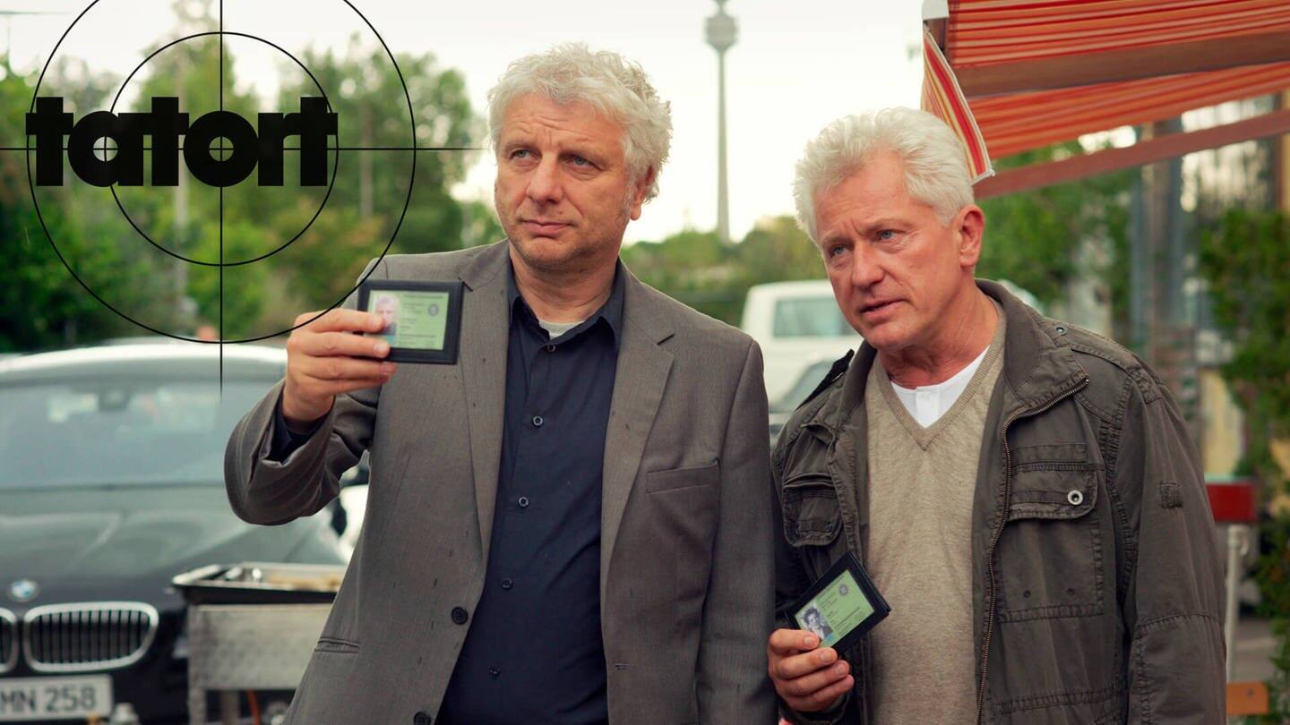 Ivo Batic und Franz Leitmayr (Foto: ard-foto s2-intern/extern, BR/hager moss film GmbH / Bernd Schuller )