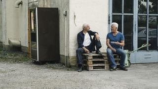 Franz Leitmayr (Udo Wachtveitl, links) und Ivo Batic (Miroslav Nemec) (Foto: BR/Claussen+Putz Filmproduktion GmbH/Hendrik Heiden) Franz Leitmayr (Udo Wachtveitl, links) und Ivo Batic (Miroslav Nemec)