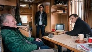 Im Tatort Zorn ermitteln die Kommissare in einem Wohnwagen