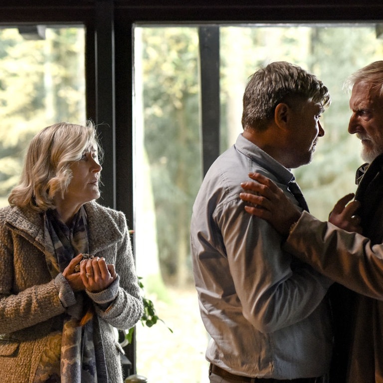 Christian Rebenow (Ernst Stötzner, rechts); Frank Holdt (Aljoscha Stadelmann, links) (Foto: NDR/Marion von der Mehden)