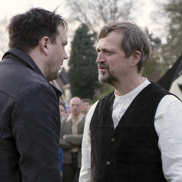 Bukow (Charly Hübner) und Erik Meissner (Patrick von Blume) (Foto: NDR/Christine Schroeder)