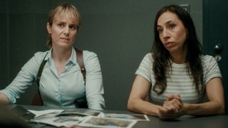 Szene aus dem Tatort „Rapunzel“ aus Zürich mit Grandjean und Ott (Foto: ard-foto s3, SRF/Salvatore Vinci) Szene aus dem Tatort „Rapunzel“ aus Zürich mit Grandjean und Ott