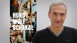 Bernd Lechler stellt seinen Buchtipp beim SWR3 Lesetag vor: Hund Wolf Schakal (Foto: SWR3, Buchcover: Verlag Hanser Berlin // Foto Bernd Lechler: SWR3) Bernd Lechler stellt seinen Buchtipp beim SWR3 Lesetag vor: Hund Wolf Schakal