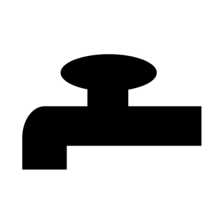 Schwarzes Wasserhahn-Symbol auf der Spülmaschine auf weißem Hintergrund und deren Bedeutung (Foto: SWR3) Schwarzes Wasserhahn-Symbol auf der Spülmaschine auf weißem Hintergrund und deren Bedeutung