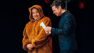 Wirby und Zeus bei ihrer Show beim SWR3 Comedy Festival 2024 in Bad Dürkheim (Foto: SWR3, Adrian Walter) Wirby und Zeus bei ihrer Show beim SWR3 Comedy Festival 2024 in Bad Dürkheim
