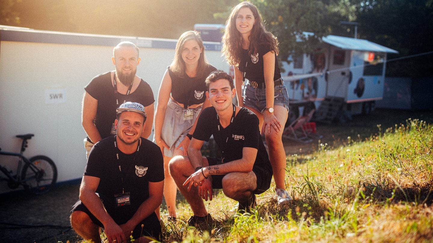 Die SWR3-Online-Crew bei DAS FEST in Karlsruhe (Foto: SWR3, Adrian Walter)