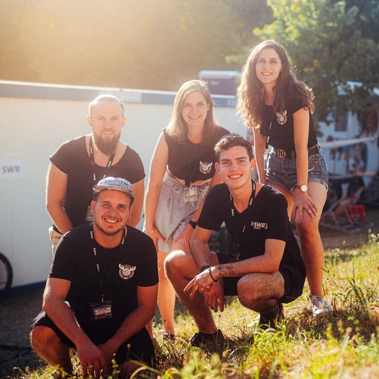 Die SWR3-Online-Crew bei DAS FEST in Karlsruhe (Foto: SWR3, Adrian Walter)