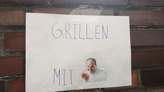 SWR3-Hörerin Gabi ist startklar: Die Deko für das große SWR3 Grillen steht! (Foto: SWR, Gabi Strifler) SWR3-Hörerin Gabi ist startklar: Die Deko für das große SWR3 Grillen steht!