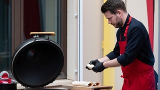 SWR3 Grillen mit Johann Lafer und Johannes Strate am 11. April 2021 (Foto: SWR3, Björn Pados) SWR3 Grillen mit Johann Lafer und Johannes Strate am 11. April 2021