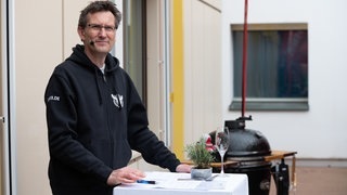 SWR3 Grillen mit Johann Lafer und Johannes Strate am 11. April 2021 (Foto: SWR3, Björn Pados) SWR3 Grillen mit Johann Lafer und Johannes Strate am 11. April 2021