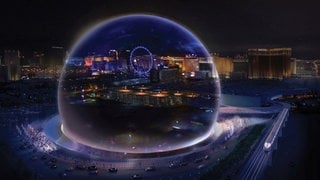 Die The Sphere Konzerthalle in Las Vegas (Foto: picture-alliance / Reportdienste, Picture Alliance) Die The Sphere Konzerthalle in Las Vegas