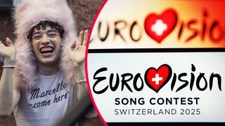 Eurovision Song Contest 2025 in der Schweiz (Foto: picture-alliance / Reportdienste, Sipa USA | SOPA Images) Eurovision Song Contest 2025 in der Schweiz