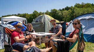 Ein Camp am Mittag (Foto: SWR3, SWR3 / Ronny Krautz) Ein Camp am Mittag