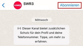 Der Whatsapp-Kanal von SWR3 (Foto: SWR3) Der Whatsapp-Kanal von SWR3